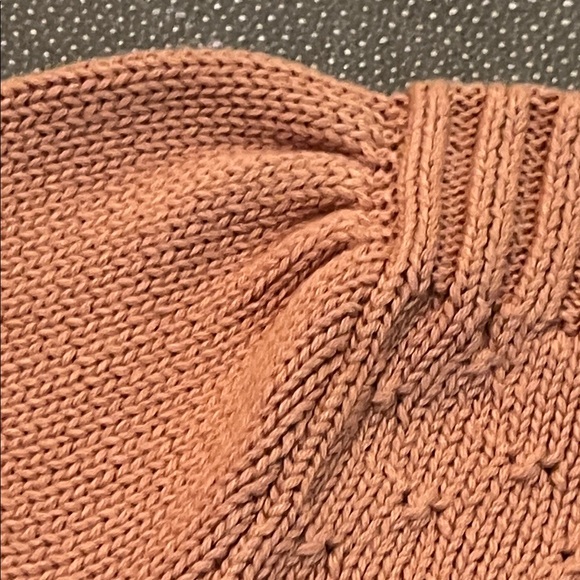 Charming Knit Kids' Sweater in Soft Peach - Picture 4 of 6